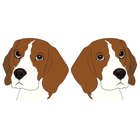Signmission Beagle Dog Decal, Dog Lover Decor Vinyl Sticker D-18-Beagle